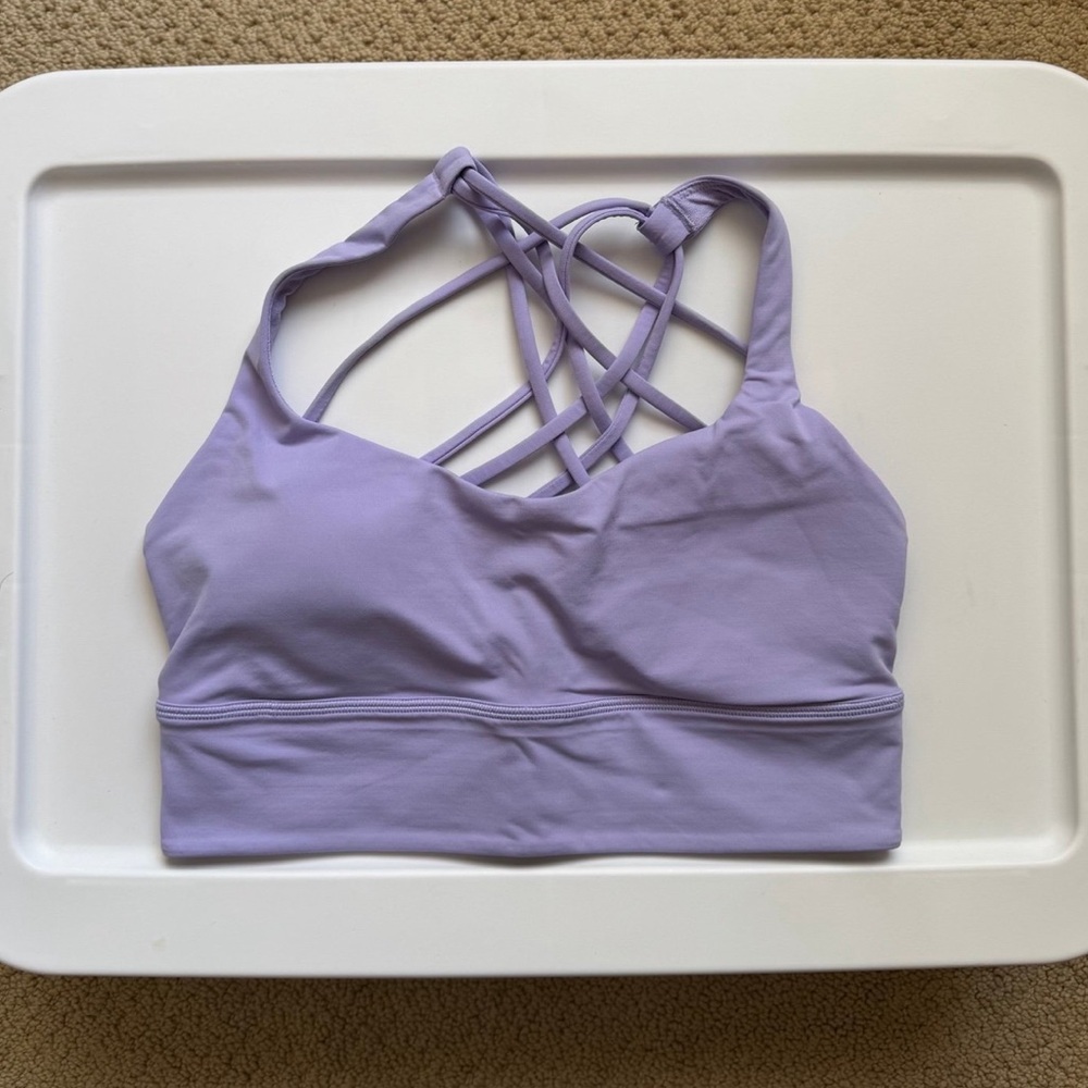 Lululemon Free to Be Wild Bra in Lilac Smoke
